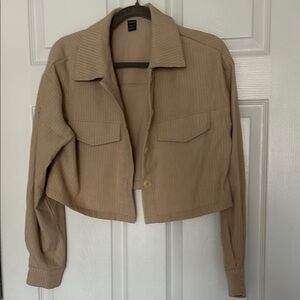 Beige cropped Jacket S
